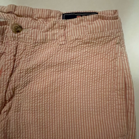 Men’s Vineyard Vines Pink & White Seersucker Shorts Size 30 - Picture 3 of 9